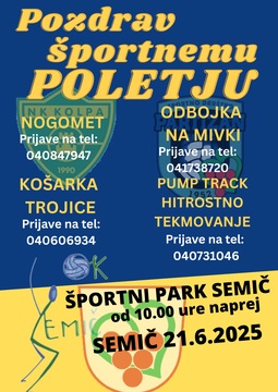 Pozdrav športnemu poletju